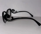 Prada Vpr 09P Baroque Style Black Women's Authentic Eyeglasses Frame 52-19 Rare Pre-owned. Price: $200.00.
