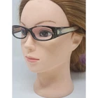 Chanel Women's Glasses Frames Rectangle Brown Horn Cream 3119-H Italy 50-16-135 Pre-owned. Price: $185.00.