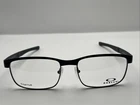 Oakley OX5132-0156 Matte Black Surface Plate Men 56/18 Titanium Eyewear 2670 New. Price: $174.00.