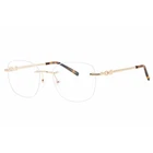 Charriol Women's Eyeglasses Shiny Gold/tortoise Metal Square Frame PC71072 C01 New. Price: $130.99.