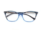 Nicole Miller Hermitage C03 Blue Brown Unisex New Authentic Eyeglasses 57-16-140. Price: $55.18.