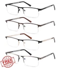Dilly Vision Reading Glasses +2.0 Blue Light Blocking Metal Frame New. Price: $44.99.