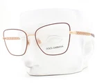 Dolce Gabbana Dg 1346 1333 Glasses Matte Bordeaux Brownish Red Rose Gold W/case New. Price: $165.00.