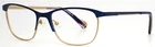Bellinger GOLDLINE-4 C. 4697 Blue Womens Eyeglasses 53-17-135 B:37 Pre-owned. Price: $44.99.