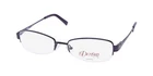 New Dereon DOV505 Eyeglass Frame Half-rim Metal & Plastic 51-17-135 Purple. Price: $48.95.