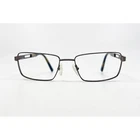 Perry Ellis Eyeglasses Mens Brown 367-3 Rectangular Metal Frames 54-17-140 Pre-owned. Price: $31.99.
