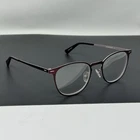 Goo Eyes Eyeglasses Frame Gge 868 Size 48-20 140 Striped Burgundy Pre-owned. Price: $75.00.
