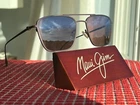 New Maui Jim Ebb & Flow Mj 542 19A Brown Satin Titanium Rose Lenses Pre-owned. Price: $289.00.
