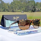 Maui Jim "howzit" 734-10L Gloss Tortoise W/ Brown Frames/ Perfect Bronze Lenses Pre-owned. Price: $139.00.