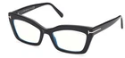 Tom Ford Ft 5766-B 001 Shiny Black Blue Light Blocking Cat-eye Women Eyeglasses New. Price: $169.99.