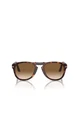 Persol Steve Mcqueen Pilot Sunglasses Havana Brown Gradient Polarized Lens P714 New. Price: $239.00.