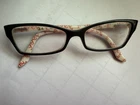 Ray-ban RB5224 5014 Eyeglass Frames 51-16-140 Black Red Script Arms Pre-owned. Price: $29.00.