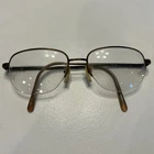 Brooks Brothers Eyeglasses Frame Bb 211 1151 Gold Half Rim 51-19-135 Pre-owned. Price: $24.99.