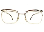 Vintage Eyeworks Eyeglasses Frames Fabio 451 Shiny Gold Eyebrows 52-20-130 New. Price: $75.70.