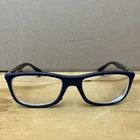 Ray-ban Eyeglasses Rb 8951 5606 Blue/dark Gray Square Frame Italy 53-19 145 Pre-owned. Price: $79.00.