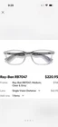 Ray-ban Optics RB7047-5995 Crystal Blue Full Rim Eyeglasses Frame 54-17 140 New. Price: $72.93.