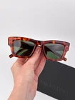 Valentino Women Sunglasses Honey Havana Green Square Xxii VLS-106 New. Price: $299.95.