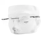 Starck Rimless Eyeglasses SH2064 0004 Matte Black On Silver 56MM No Case New. Price: $199.50.