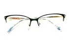 Nine West Eyeglasses NW8012 400 Satin Navy Gold Half Rim 56-17-140 Chipped Paint. Price: $19.00.