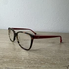 Carolina Herrera VHE717K COL.0741 54-16-140 Tortoise/red Eyeglasses Frame JJ57 Pre-owned. Price: $48.00.