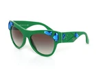 Prada Spr 21Q Green Crystal Embellished 56-18-140 Cat Eye Sunglasses R1079 Pre-owned. Price: $162.50.