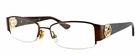 Gucci GG2844 Nvx 51MM Brown Gold Interlock Half-rim Eyeglasses Frames Italy Pre-owned. Price: $205.00.