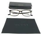 Gucci Eyeglasses Frames GG1997O 006 Shiny Tortoise Rectangle Full Rim 57-16-150 New. Price: $169.99.