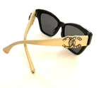 Chanel Women's Eyeglass Frames Only 5456 Qa C501/S5 Beige Leather 54-16-140 Pre-owned. Price: $98.50.