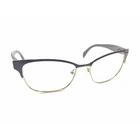 Prada Vpr 65R DHO-1O1 Brown Gold Cat Eyeglasses Frames 53-16 140 Italy Pre-owned. Price: $54.99.
