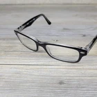 Ray-ban Eyeglasses Frames Rb 1531 3529 Black Clear Rectangular Youth 46-16-125 Pre-owned. Price: $19.99.