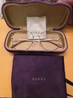 Gucci GG0883OA 002 Eyeglasses Women's Gold Full Rim Square Optical Frame 55MM New. Price: $200.00.