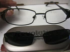 Revolution Eyeglass Frame W/ Magnet Sun Shade REV650 Bkcp 55-17-140 Generic Case Pre-owned. Price: $26.99.