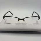 Oakley Caliper OX3097-0450 Pewter/black Half-rim Eyeglasses Frame 50-19-135 #092 Pre-owned. Price: $29.99.