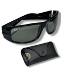 Ray Ban RB4057 601/58 Sport Polished Black Polarized Green G-15 Sunglasses Rare Pre-owned. Price: $439.00.