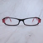 Face Paris Axess Eyeglasses Black Pink Rectangular Frames 50-14 Col 115 Pre-owned. Price: $53.24.