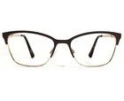 Cole Haan Eyeglasses Frames CH5009 210 Brown Gold Cat Full Rim 51-16-135 New. Price: $49.99.