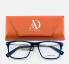 Nautica N8134 412 Blue Gunmetal Unisex Square Full Rim Eyeglasses 54-18-145 B:39 New. Price: $23.99.