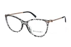 Bvlgari 4121-F 5376 Butterfly Clear Black San Pietrino 55/17/140 Italy Eyeglass New. Price: $252.00.