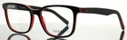 Guess GU50034 005 Black Red Mens Rectangle Full Rim Eyeglasses 56-17-145 B:41 New. Price: $49.99.