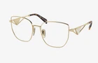 Prada PRA54VD ZVN1O1 Gold Eyeglasses Pale Optical Frame New. Price: $329.99.