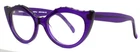 Germano Gambini Mia Transparent Purple Womens Cat Eyeglasses 51-19-140 B:40 New. Price: $234.99.