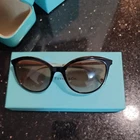 Tiffany & Co. 4117-B 8134/3B 54-19-140 2N Black Blue Plastic/met Fram Sunglasses New. Price: $299.49.