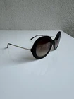 Giorgio Armani Sunglasses Oversized 8068 Round Brown Frame Italy Pre-owned. Price: $45.00.