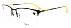 Flexon E1130 210 Men's Glasses Frames Half-rim Matte Coffee 55-20-145 Titanium New. Price: $62.91.