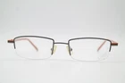 Glasses Art 1866 Metallic Orange White Half-rim Eyeglass Frame New. Price: $47.46.