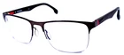 Carrera 8830/V 09Q Dark Brown Half Rimless 56-19-145 Eyeglasses Frame Pre-owned. Price: $42.00.