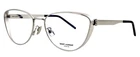 New Saint Laurent SLM92 001 57MM Silver Cat Eyeglasses Frames Italy. Price: $395.00.