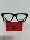 Salvatore Ferragamo SF2995 414 Navy Blue Chunky Acetate Square Eyeglasses 52MM New. Price: $160.00.