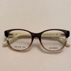 Guess GU2980 020 Brown/cream Plastic Full Rim Eyeglasses 50-17-140 Women New. Price: $68.00.