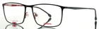 Carrera 8857 003 Black Mens Rectangle Full Rim Eyeglasses 57-17-145 B:39 New. Price: $64.99.